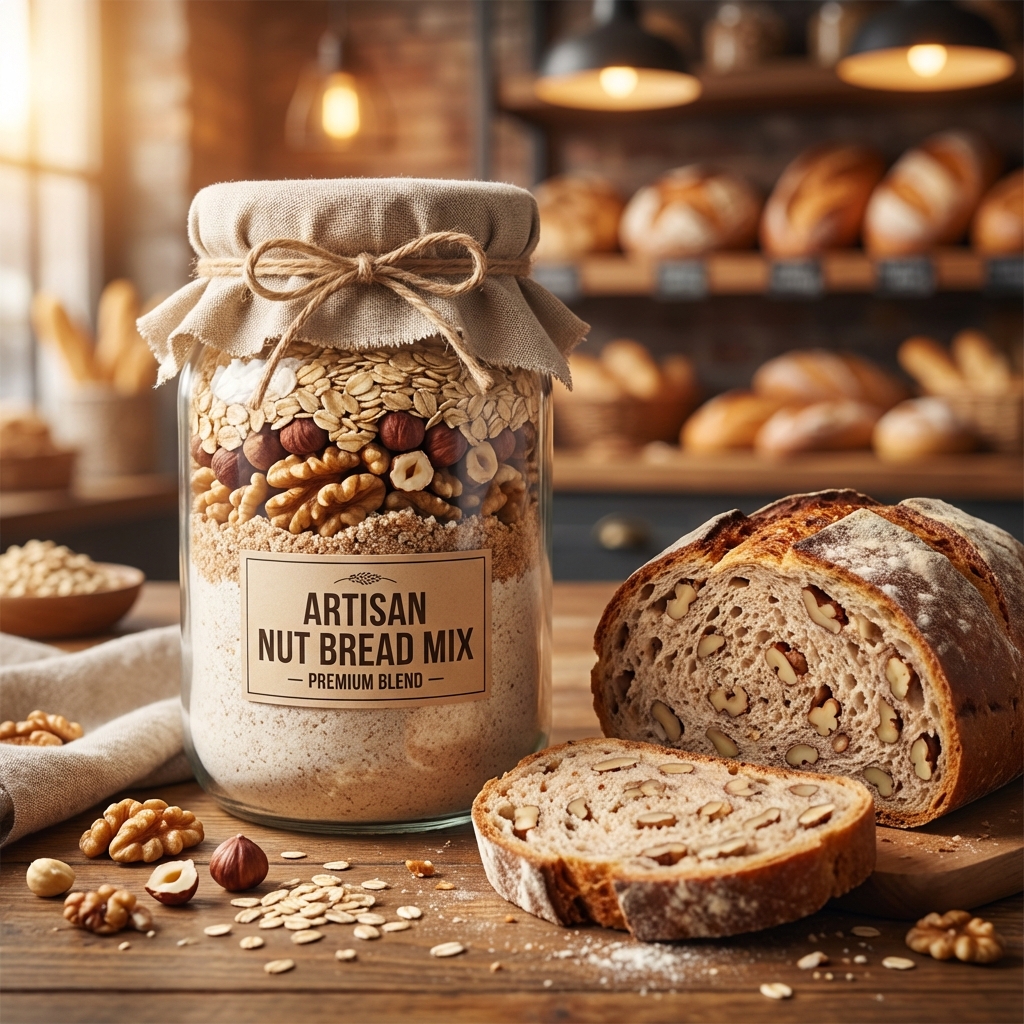 Nussglück Brotbackmischung